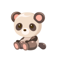 Cute panda material