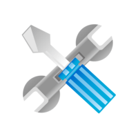 Material such as spanner wrench and screwdriver