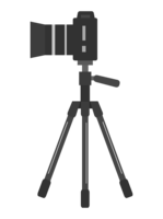 Single-lens reflex camera and tripod (horizontal angle)