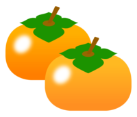 Square persimmon (2 pieces)
