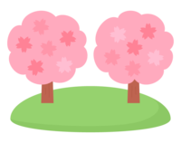 春-桜の木