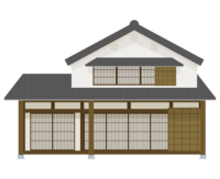 Two-story Japanese-style house