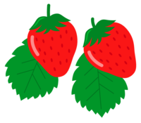 叶子和草莓(草莓)