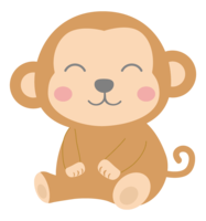 笑顔でかわいいお猿さん