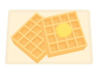 Western confectionery-waffle