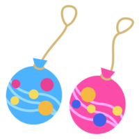 Two water balloons