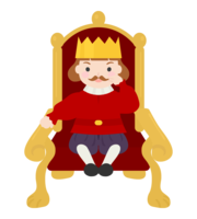 King sitting