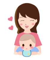 笑顔のママと赤ちゃん