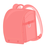 粉红色双肩包