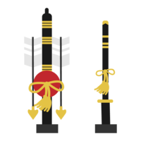 Ornaments such as children's day swords