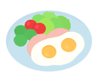 Ham and eggs