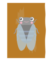 Cute cicada (semi)