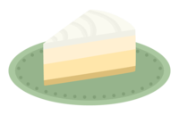 奶酪蛋糕(带奶油)
