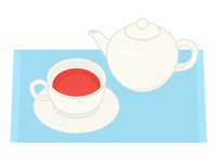 紅茶とポット