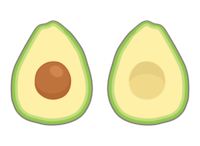 Avocado (cross section)