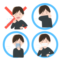 Etiquette and manners when coughing or sneezing