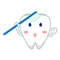 Toothbrush character
