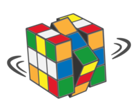 Rotating Rubik's cube