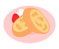 フランスパンのフレンチトースト