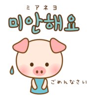 猪的韩语文字