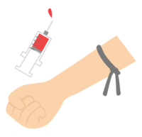 Health examination-Blood collection