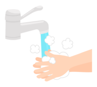 Hand wash in tap water