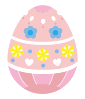 Cute pink Easter egg