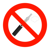 Electronic cigarette prohibited