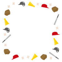 野球のフレーム-飾り枠
