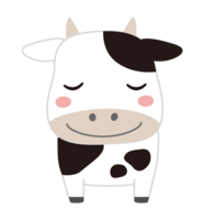 A cute cow with a smile
