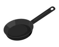 Iron frying pan