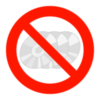 Copy prohibited to disc