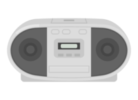 CD radio cassette player