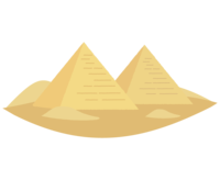 Desert and Pyramid