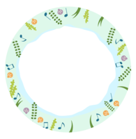 Beach and music frame-decorative frame