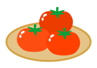 Tomato in a basket