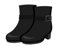 Genuine leather short boots