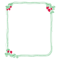 Strawberry and ivy frame-Decorative frame