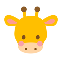 Cute giraffe (face)