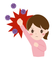 Virus-Repel germs (female)