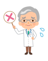 X tag and veteran tractor with gray hair