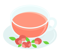 ベリーのハーブティー