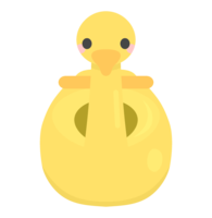 かわいい黄色いアヒルのおまる