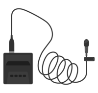 Pin microphone set