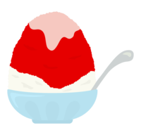 いちごのかき氷