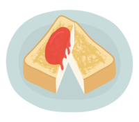 Jam toast