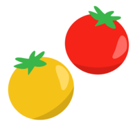 Red and yellow petit tomatoes