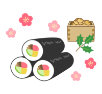 Ehomaki and bean-maki setsubun