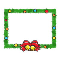 Christmas rectangular frame-frame