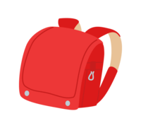 Red school bag